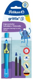 Pelikan Griffix roller, op blister, voor rechtshandigen, blauw - groen-3