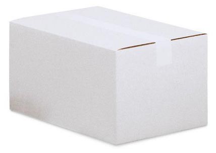 Verzenddoos, enkele golf, 3 mm, wit, ft 370 x 250 x 145 mm afbeelding