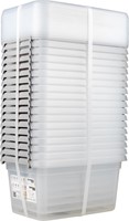 DONAU Home boîte de rangement, 4,5 litres, transparent-2