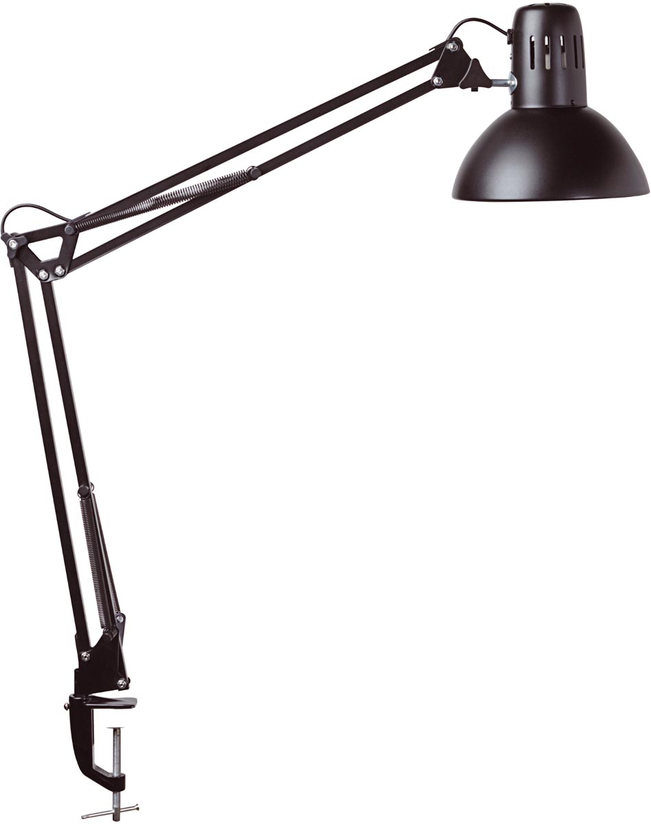 MAULstudy bureaulamp, met tafelklem, zwart afbeelding