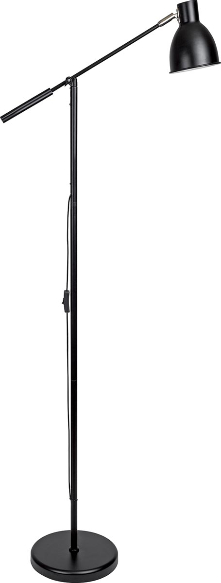 MAUL vloerlamp Finja excl.lamp op voet, hoog 138cm, armlengte 30cm, zwart MAUL vloerlamp Finja excl.lamp op voet, hoog 138cm, armlengte 30cm, zwart