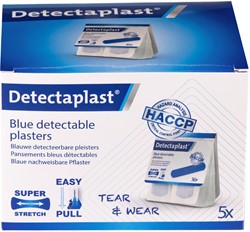 Detectaplast Tear & Wear Elastic Easy-Pull, ft 25 x 72 mm, 5 x 36 stuks