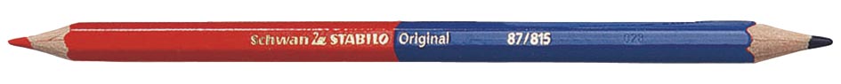 STABILO Original rood/blauw potlood afbeelding