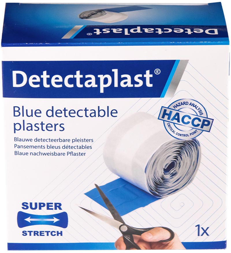 Detectaplast Elastic textielpleister, ft 6 cm x 5 m, op rol afbeelding