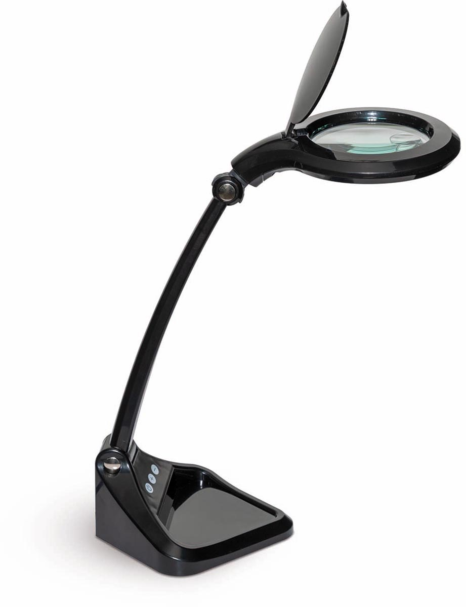 MAULiris loeplamp, LED, dimbaar, zwart afbeelding
