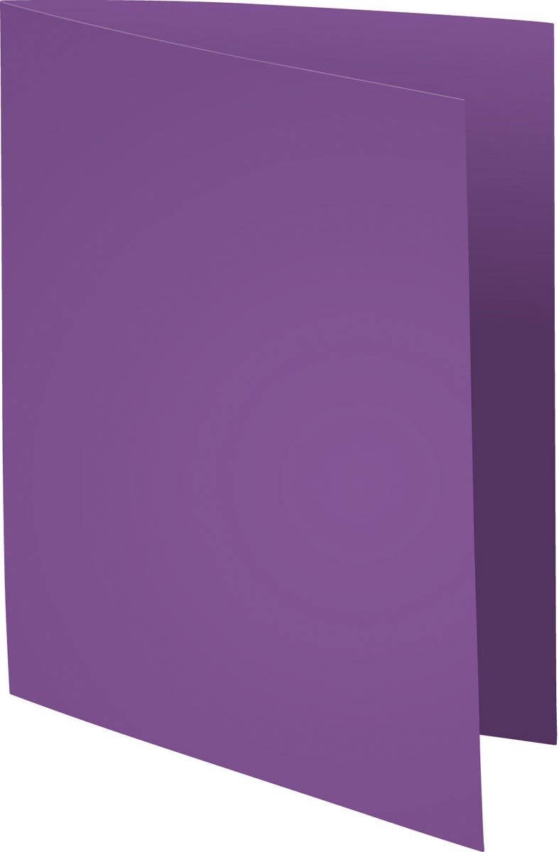 Exacompta Dossiermap Forever Bengali, uit papier v an 80 g per m², pak van 250 stuks, paars
