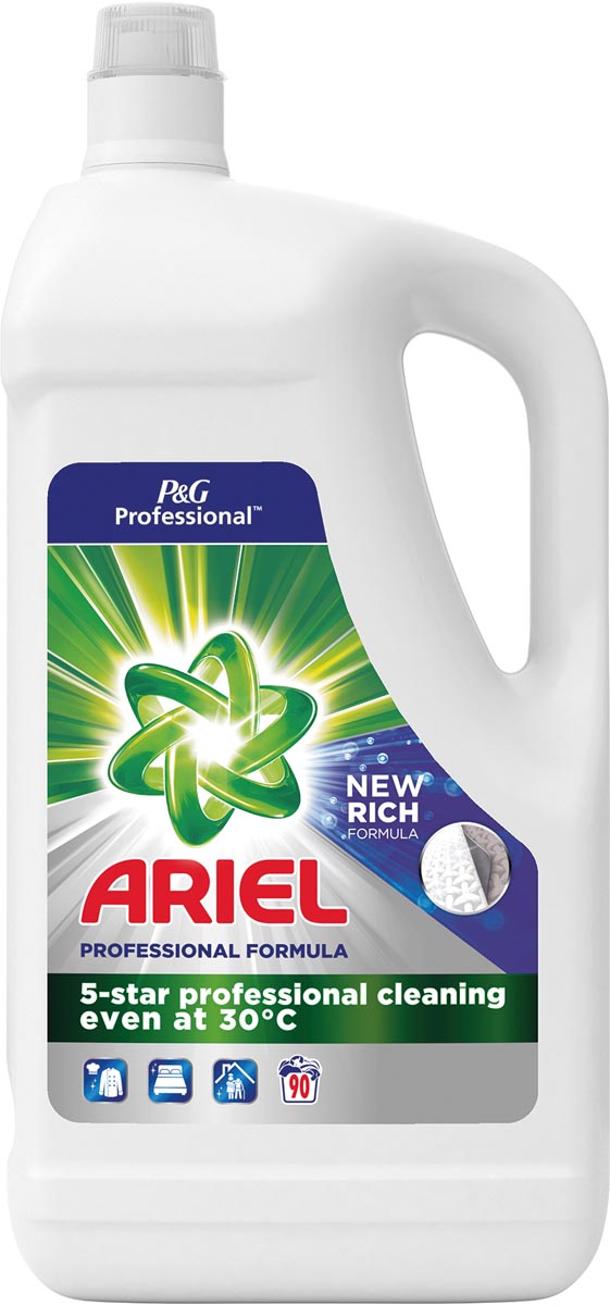 Ariel vloeibaar wasmiddel Regular, 90 wasbeurten, flacon van 4,95 liter