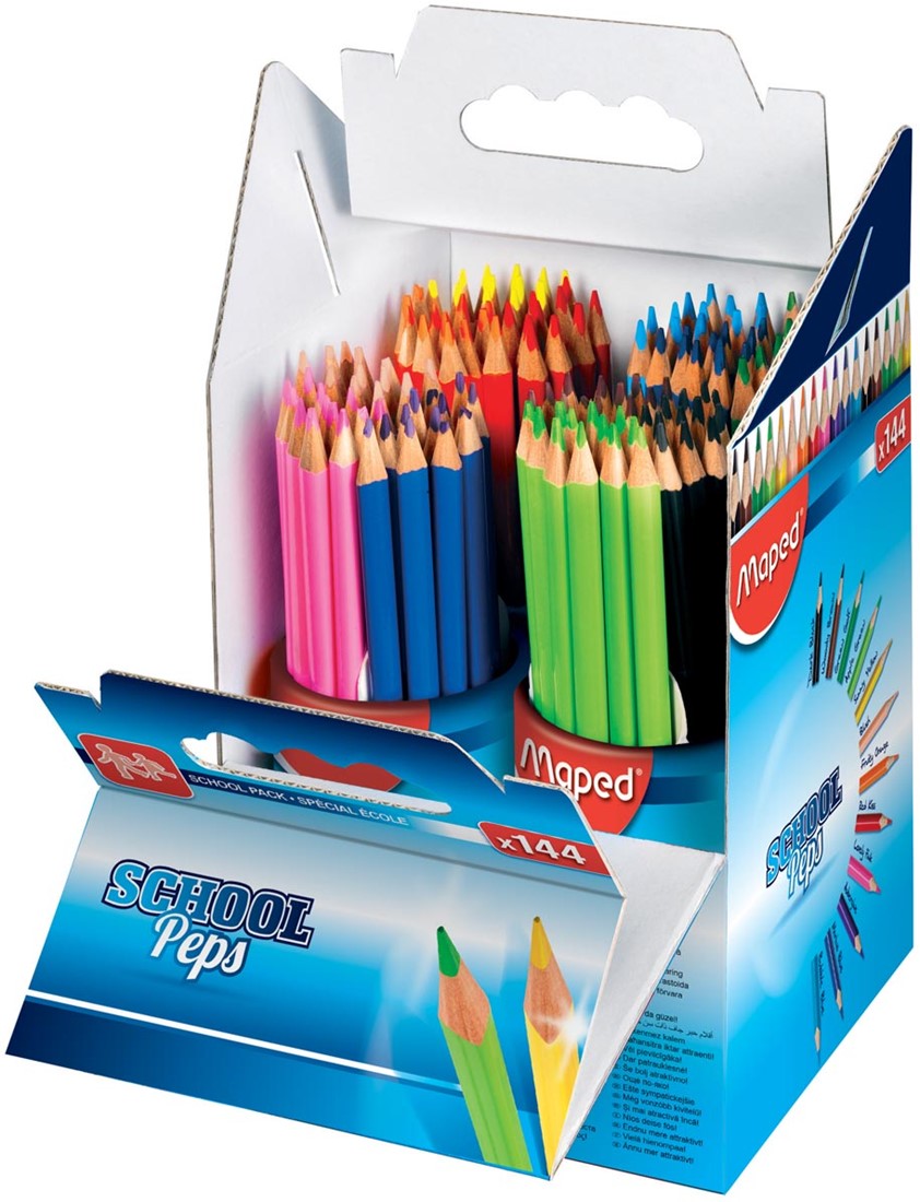 CRAYONS COULEURS COLOR'PEPS CLASSIC MAPED