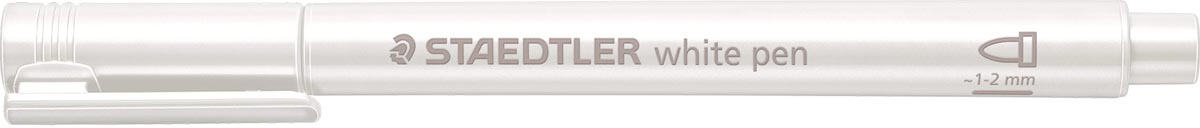 Staedtler marker Metallic 8323, wit afbeelding