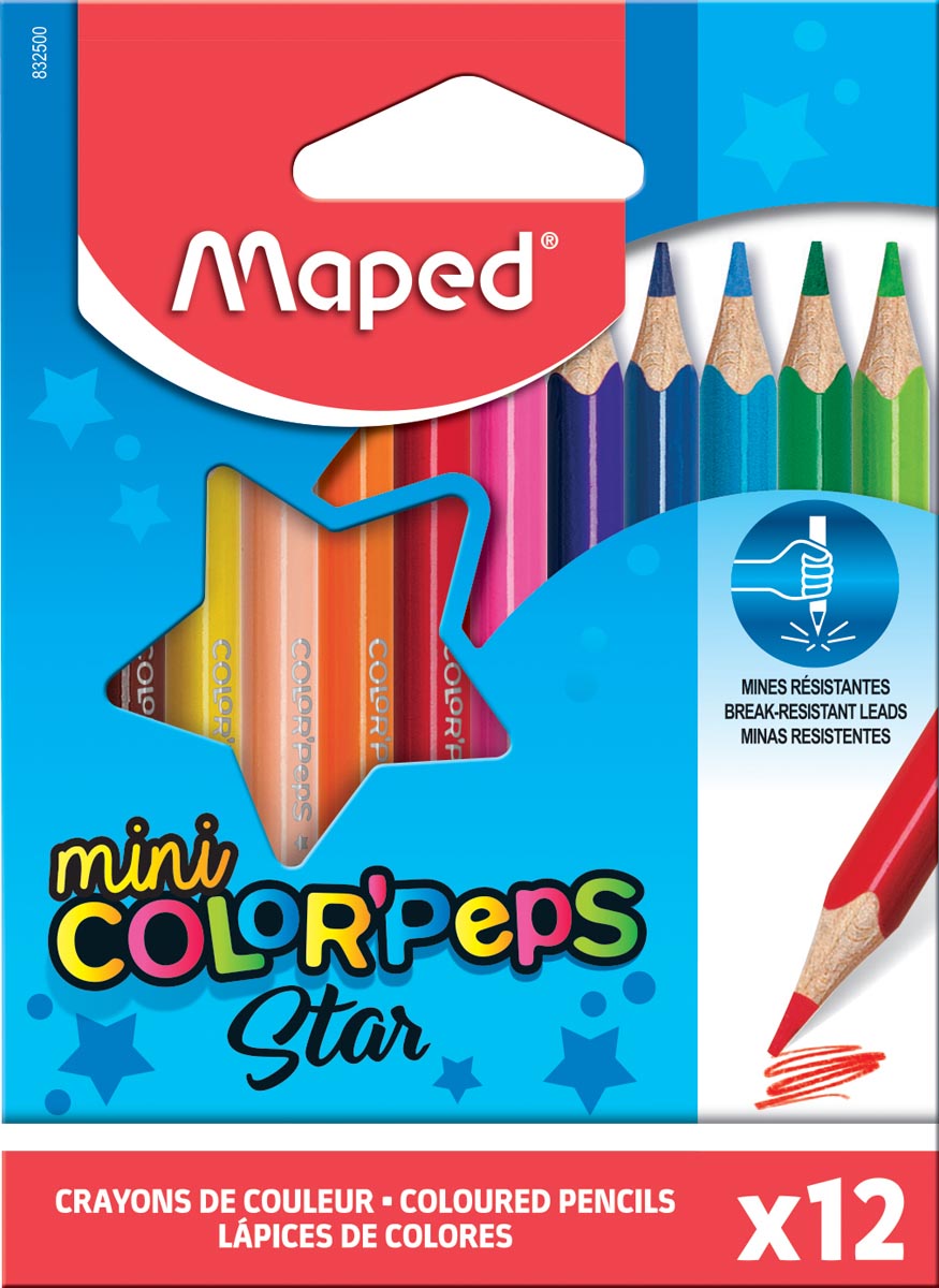 Maped driehoekig kleurpotlood Color&apos;Peps Mini afbeelding