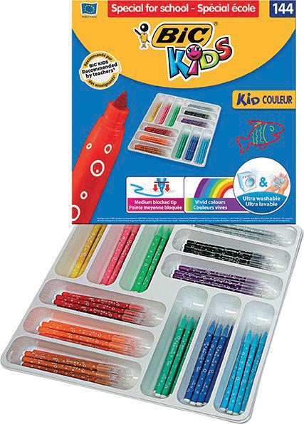Bic viltstift Kid Couleur 144 stiften (classpack)