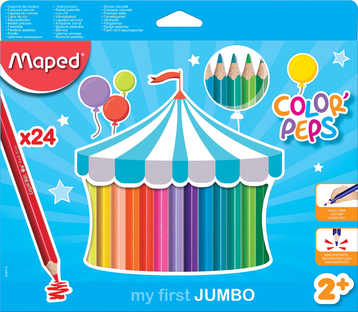 Maped Kleurpotlood Early Age Doos Van 24 Stuks In Geassorteerde Kleuren huismerk kopen in de aanbieding Maped Kleurpotlood Early Age Doos Van 24 Stuks In Geassorteerde Kleuren huismerk kopen in de aanbieding