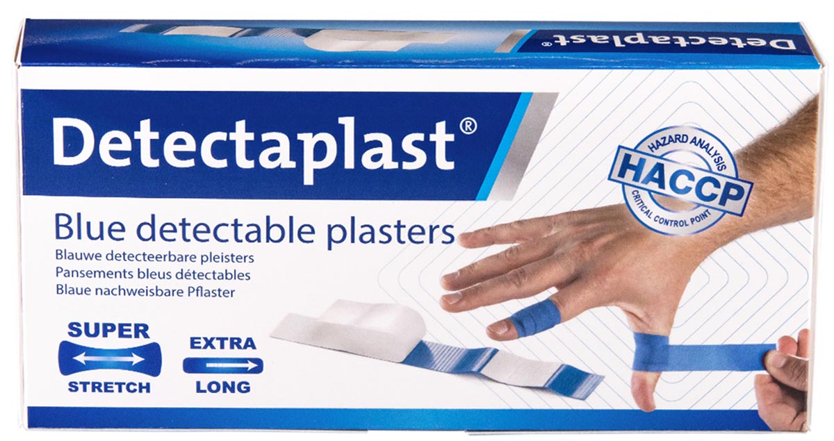 Detectaplast Elastic textielpleister, ft 180 x 20 mm, pak van 100 stuks