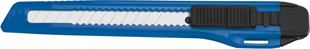 Westcott office cutter, 9mm, zwart/blauw, op blister