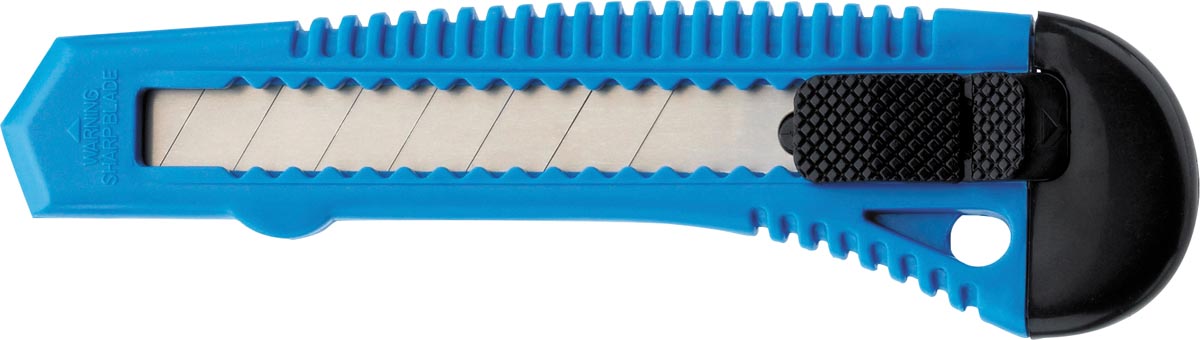 Westcott Office snijmes, kunstof houder, 18mm, blauw afbeelding