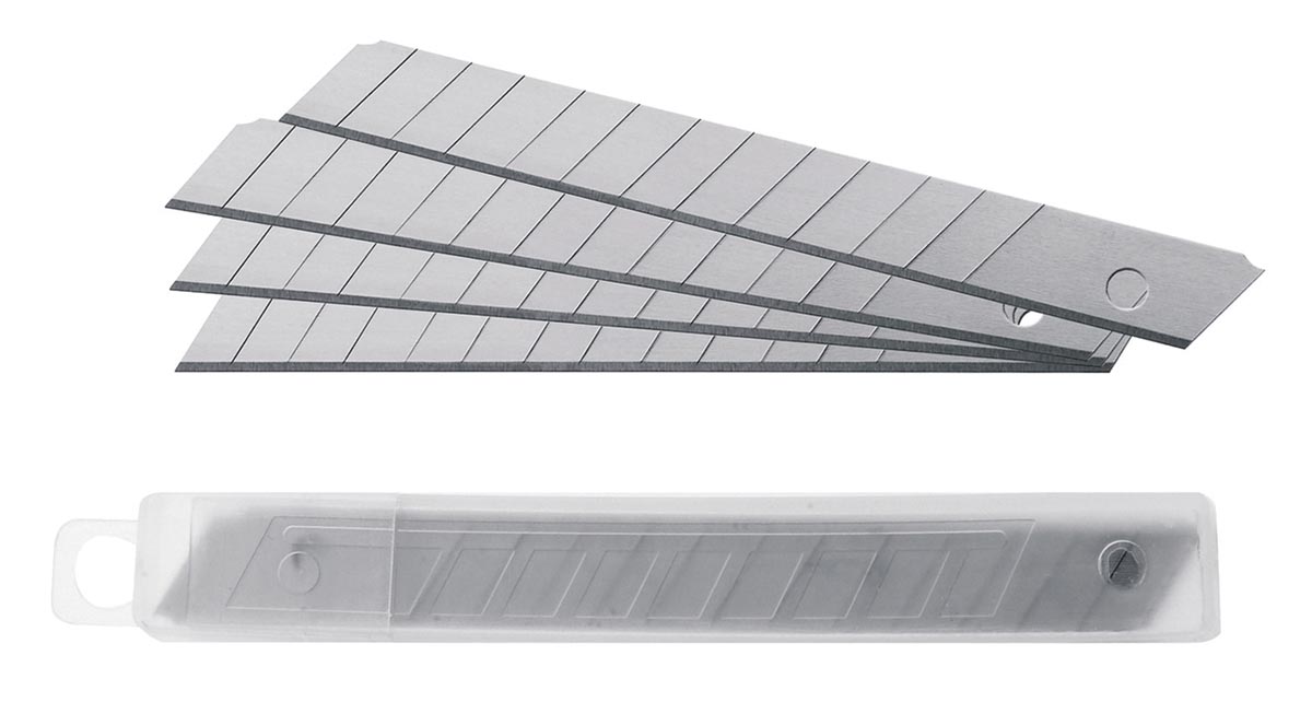 Westcott vervangmesjes voor cutter 84000, 9 mm, 10 mesjes afbeelding