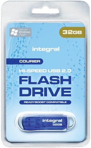 Integral Courier USB 2.0 stick, 32 GB