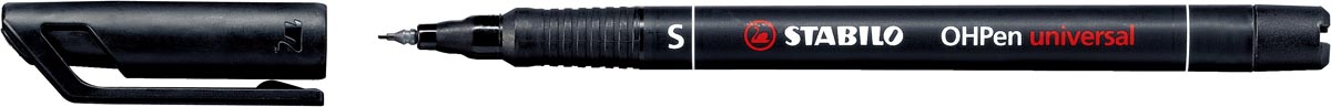 STABILO OHPen universal, OHP-marker, permanent, superfijn 0,4 mm, zwart afbeelding