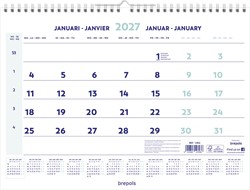 Brepols calendrier mensuel, 2027