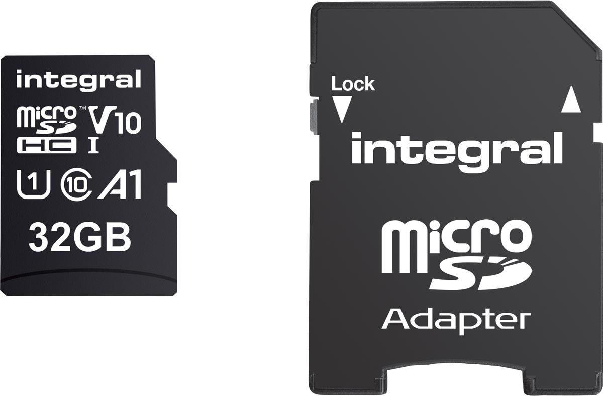 Integral microSDHC geheugenkaart, 32 GB afbeelding