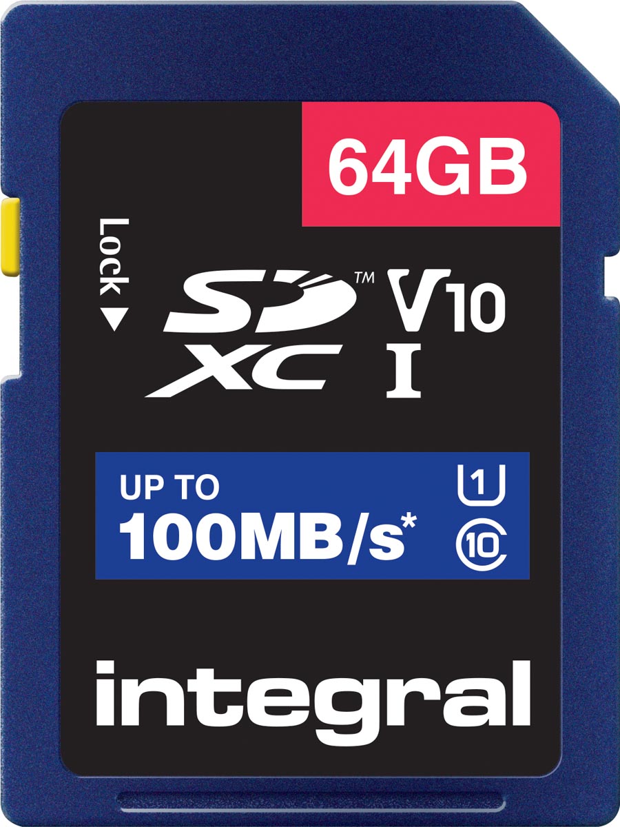 Integral geheugenkaart SDXC, 64 GB afbeelding