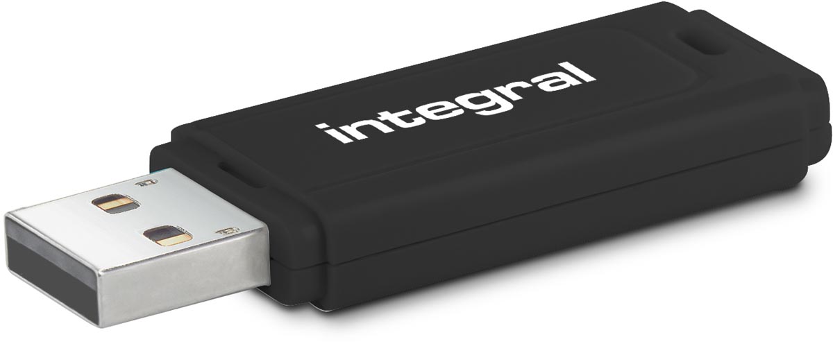 Integral Black USB stick 3.0, 128 GB, zwart
