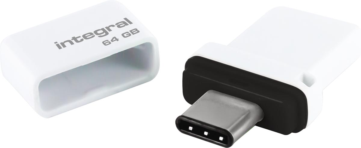 Integral Fusion Dual USB-C & USB 3.0 stick, 64 GB Integral Fusion Dual USB-C & USB 3.0 stick, 64 GB