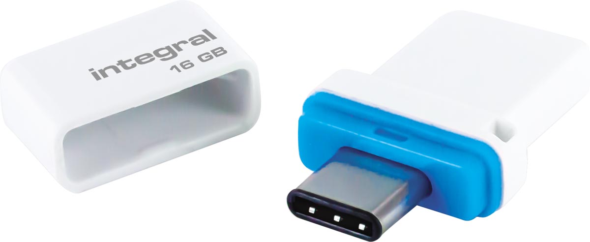 Integral Fusion Dual USB-C & USB 3.0 stick, 16 GB Integral Fusion Dual USB-C & USB 3.0 stick, 16 GB
