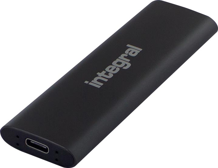 Integral draagbare SSD harde schijf, USB 3.2 Gen 2 + Type C, zwart, 1 TB Integral draagbare SSD harde schijf, USB 3.2 Gen 2 + Type C, zwart, 1 TB