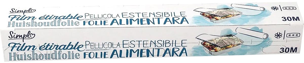 Simpl vershoudsfolie, ft 31 cm x 30 m