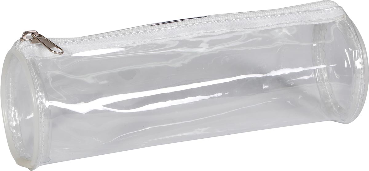 Exacompta pennenzak transparant, rond afbeelding