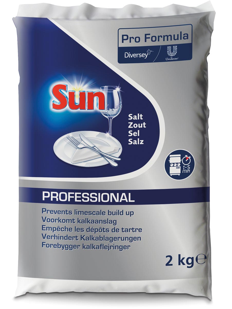 Sun Pro Formula regenereerzout voor de vaatwas, zak van 2 kg afbeelding