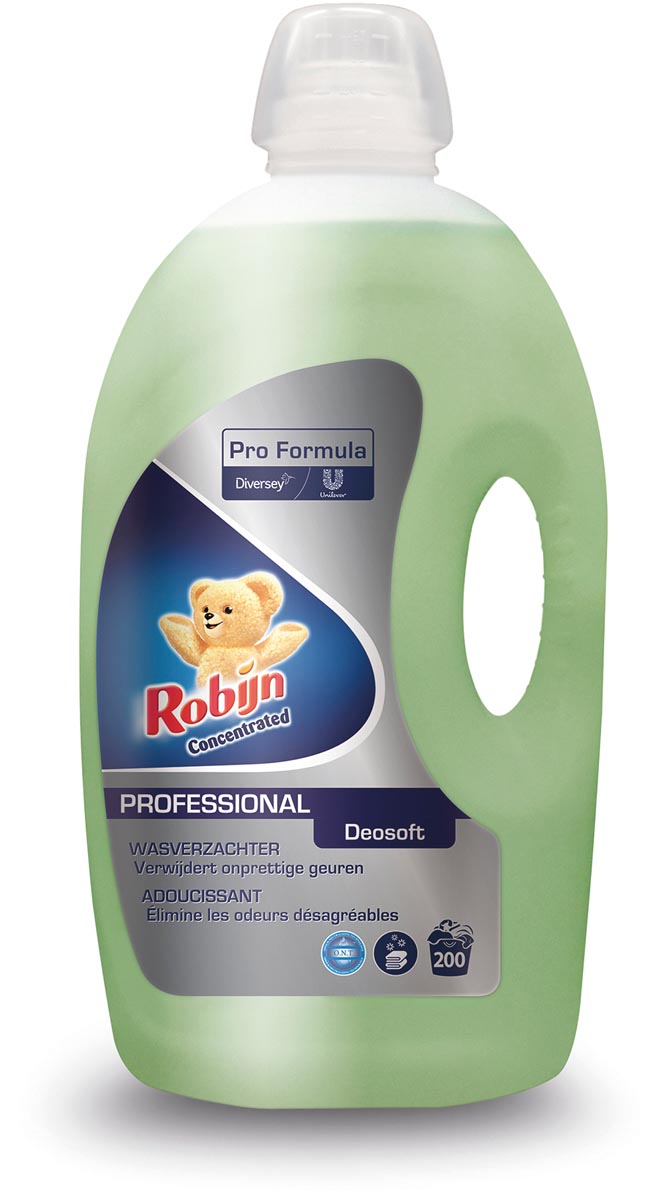 Robijn wasverzachter Deo Soft, 200 wasbeurten, flacon van 5 liter afbeelding