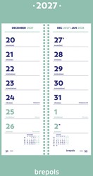 Brepols calendrier semaine, 2027