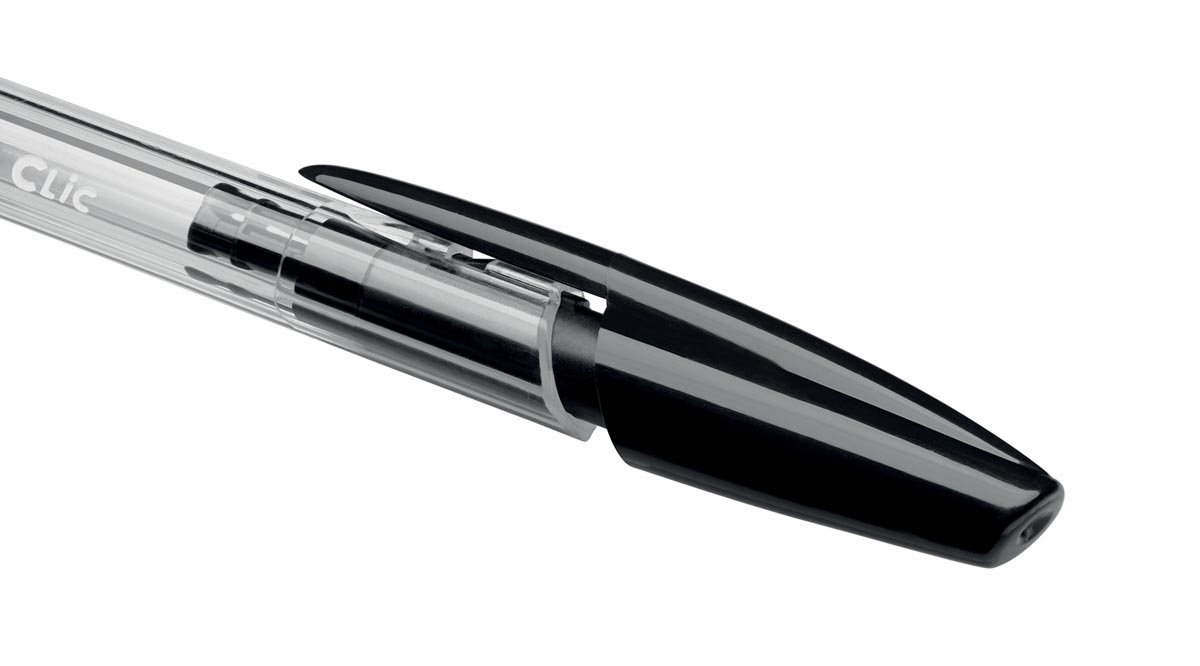 Bic balpen Cristal Clic zwart
