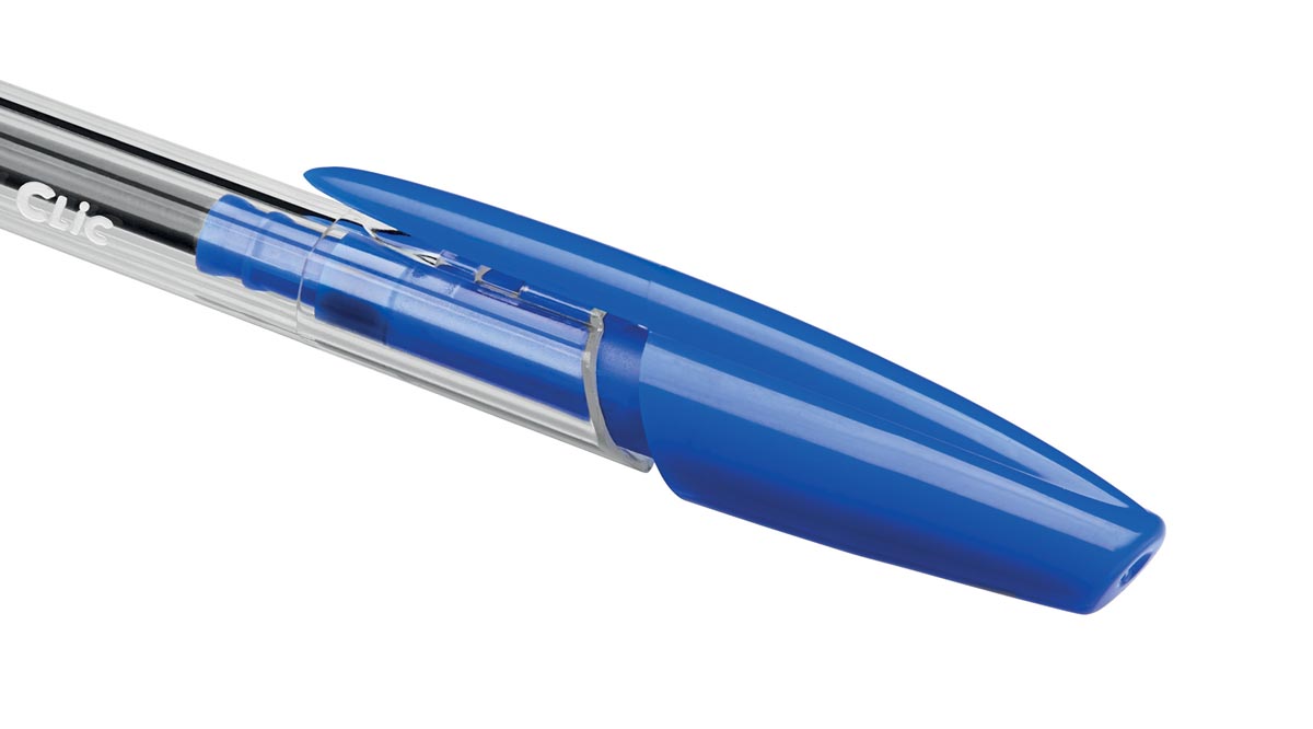 Bic balpen Cristal Clic blauw