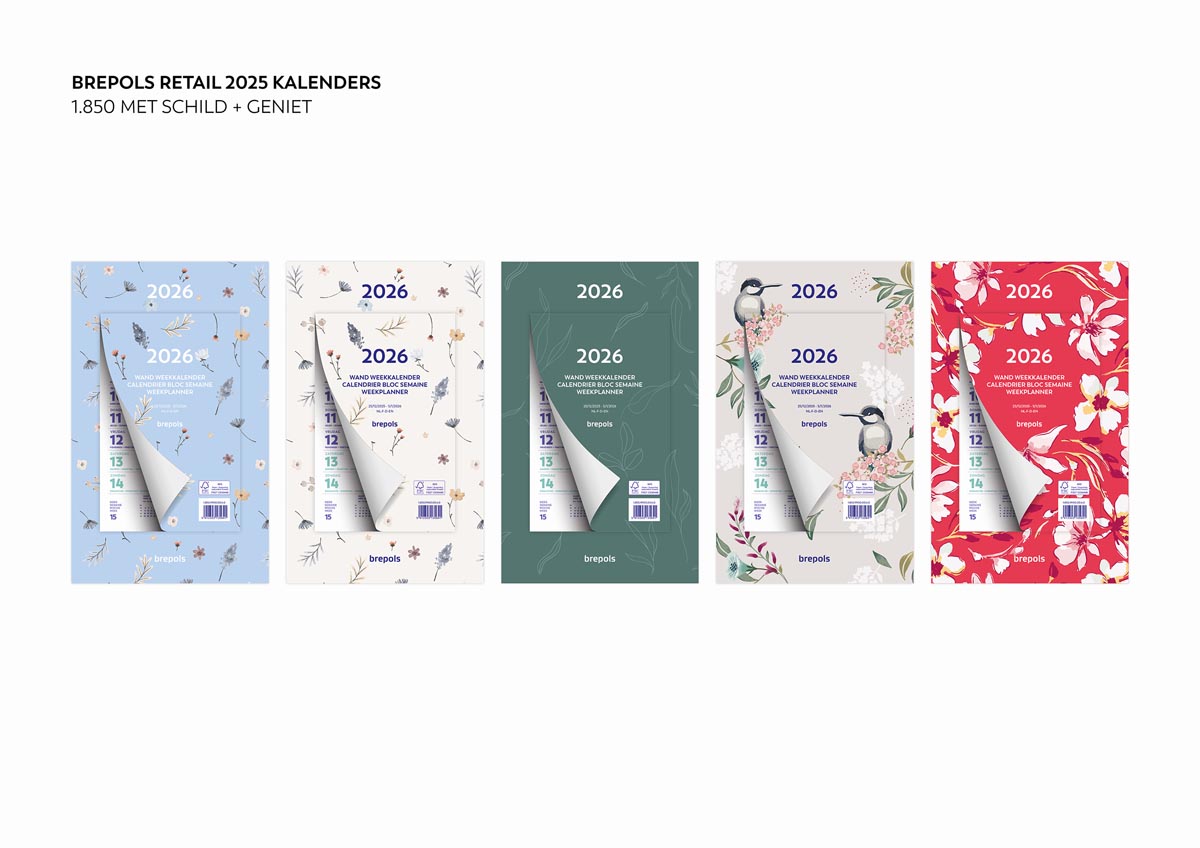 Brepols wand week kalender, fantasy 2026