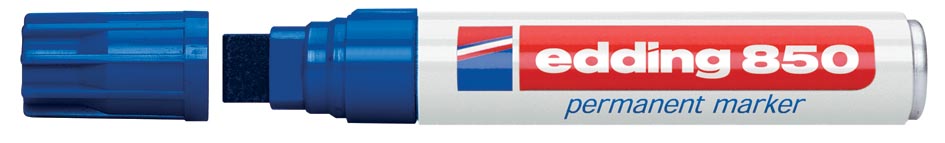 Edding permanente marker e-850 blauw afbeelding