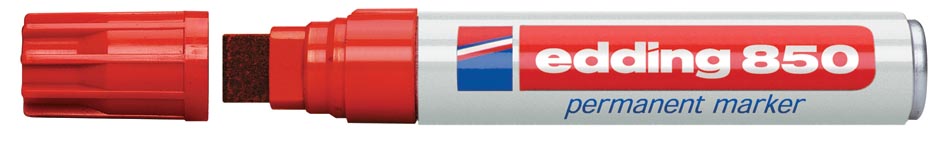 Edding permanente marker e-850 rood afbeelding