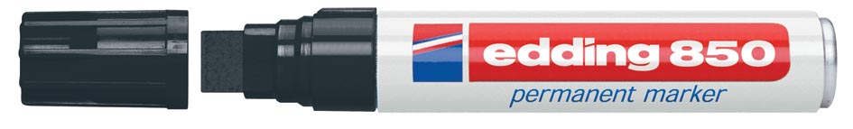 Edding permanente marker e-850 zwart afbeelding