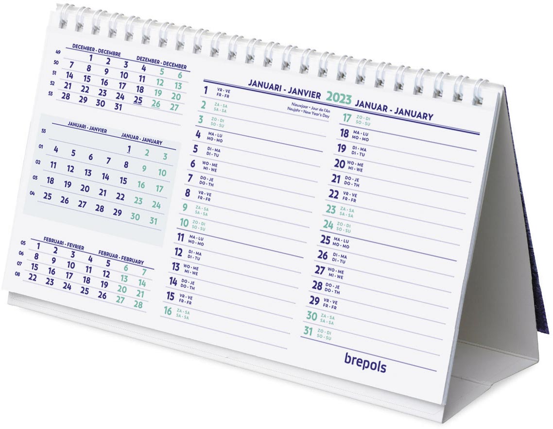 Brepols bureaukalender, 2023 Brepols bureaukalender, 2023