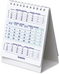 Brepols Calendrier bureau, portrait, 2027