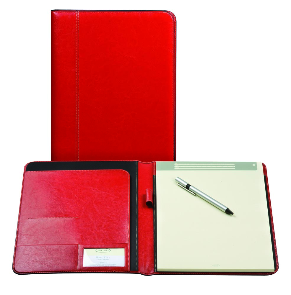 Brepols schrijfmap Palermo voor ft A4, rood