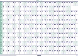 Brepols Planning annuel 2027, ft 59 x 82 cm