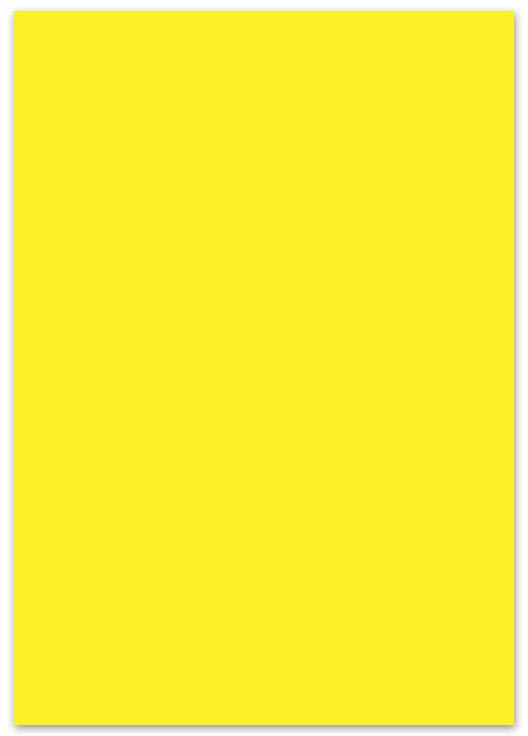 Creakit fotokarton, 50 x 70 cm, 300 g, pak van 25 vel, bananengeel