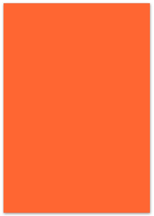 Creakit fotokarton, 50 x 70 cm, 300 g, pak van 25 vel, oranje