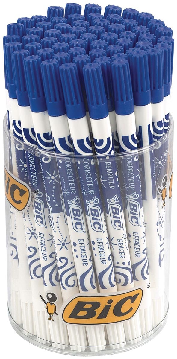 Bic inktuitwisser Ink Eater, plastic pot met 60 stuks afbeelding