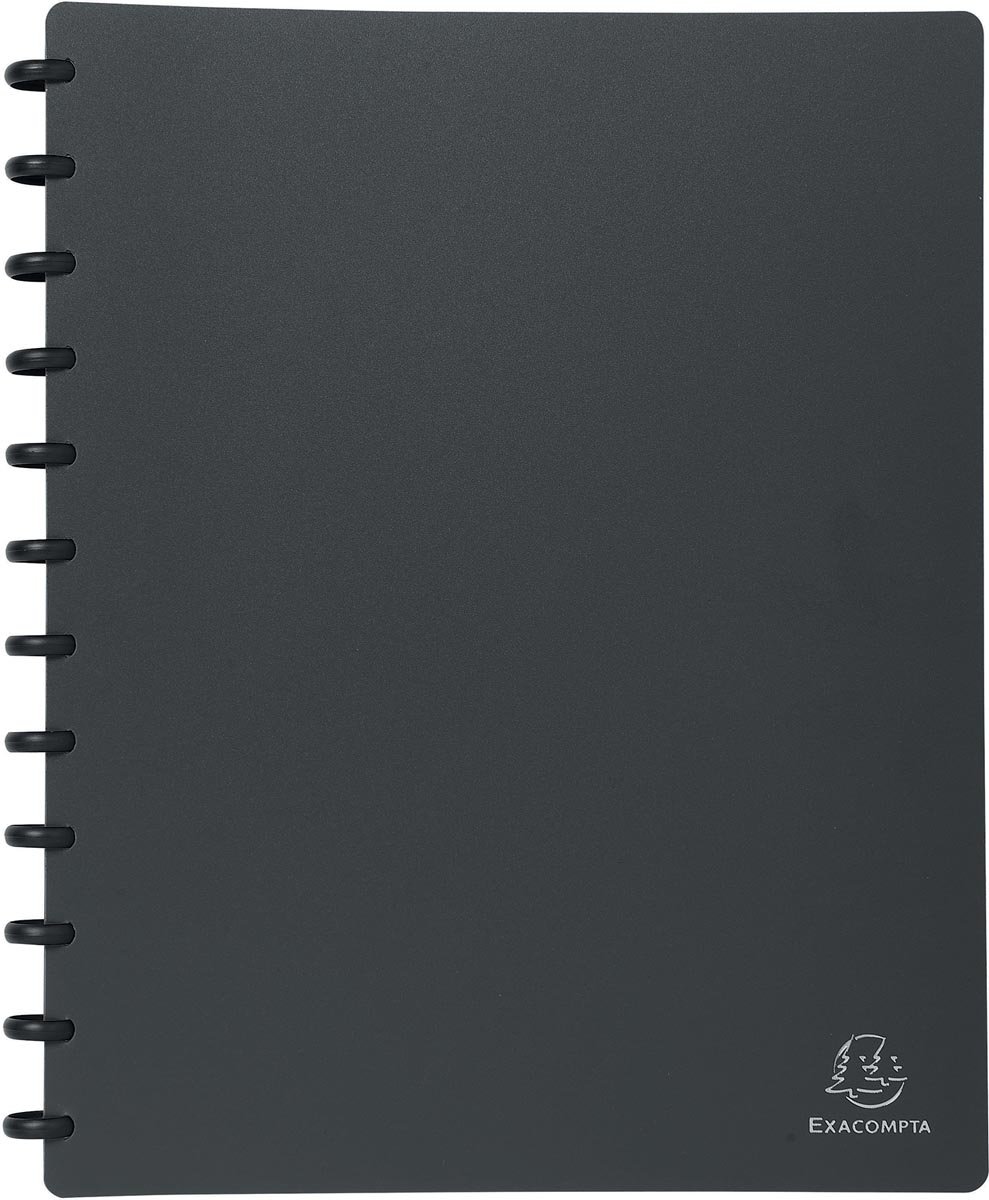 Exacompta showalbum met ringen, voor ft A4, 30 uitneembare tassen, zwart Exacompta showalbum met ringen, voor ft A4, 30 uitneembare tassen, zwart