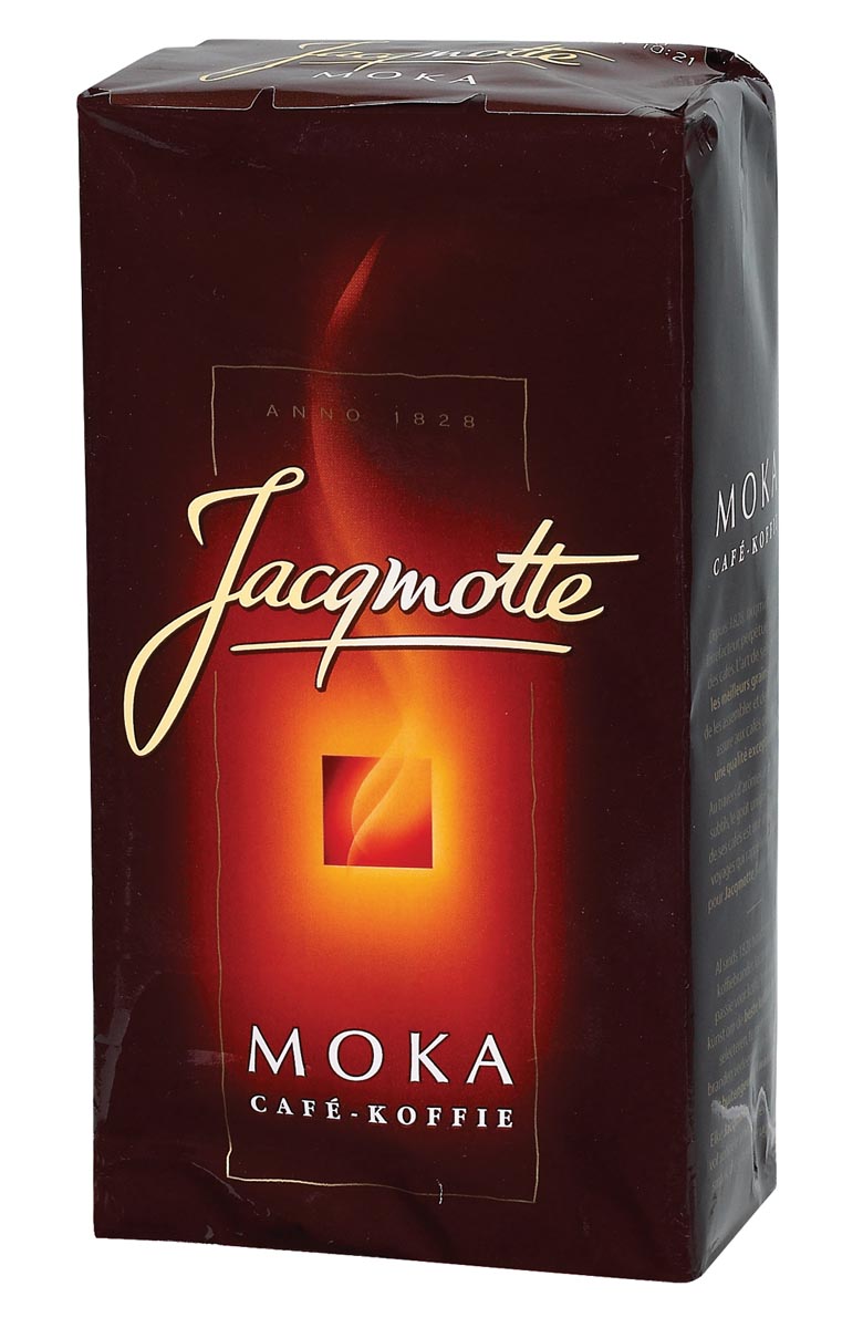 Jacqmotte koffie, moka, pak van 500 gram afbeelding