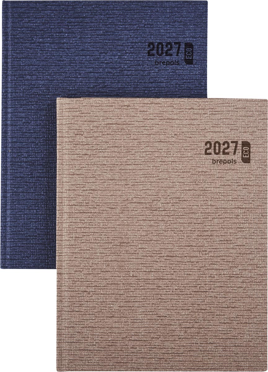 Brepols agenda Ecotiming, Kazar, assorti, 2027, boekgebonden